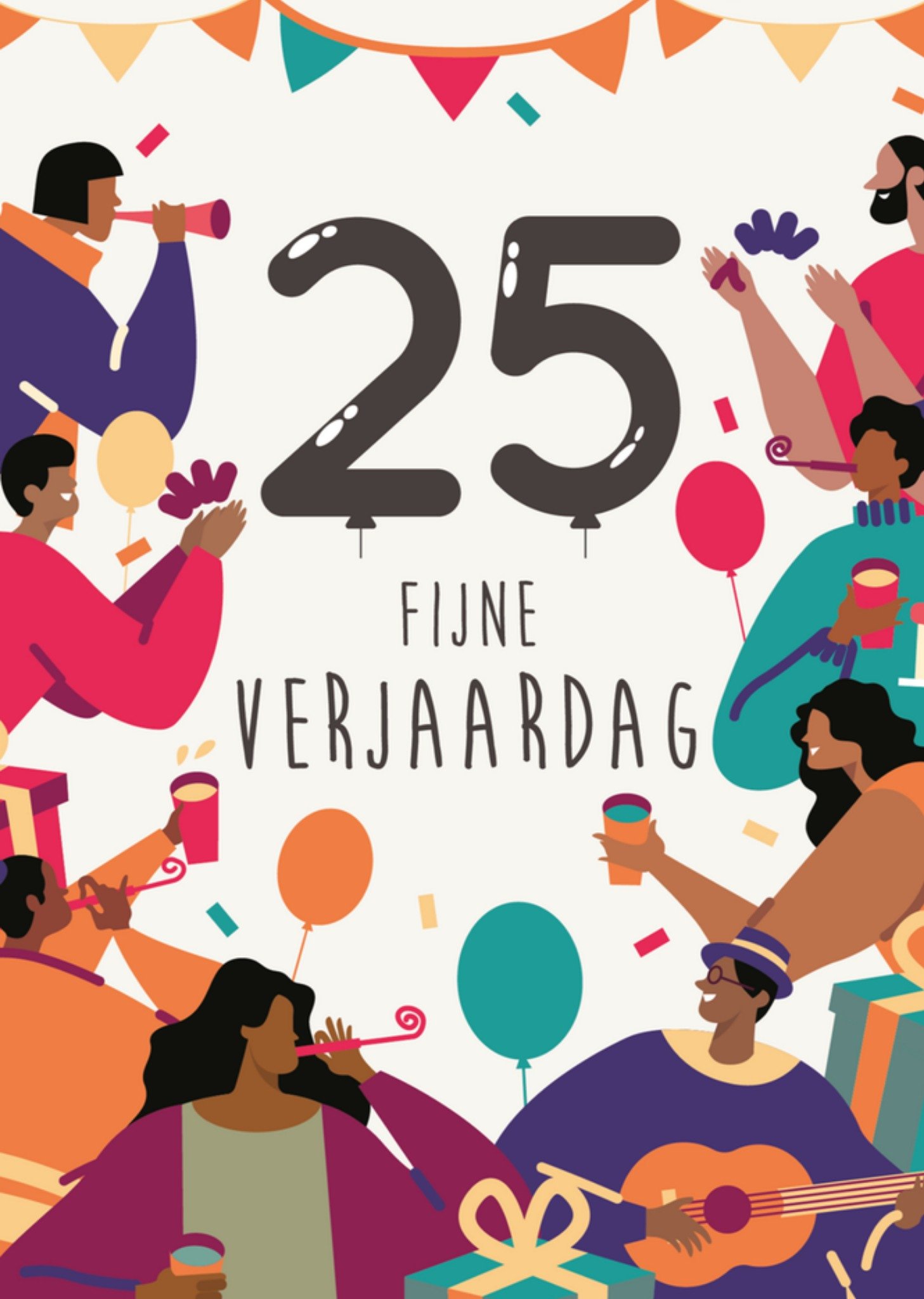 Anoela Cards Verjaardagskaart 25 jaar Kaart Anoela cards