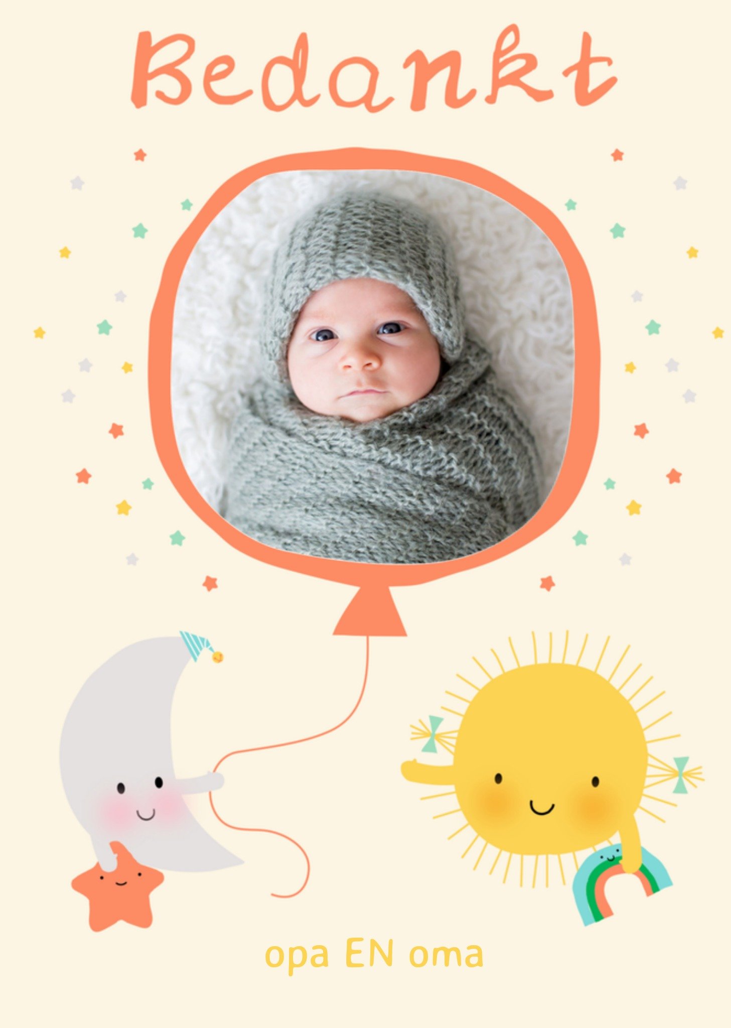 Mr Mrs Downing Bedanktkaart fotokaart Kaart The Studio of Mr Mrs Downing