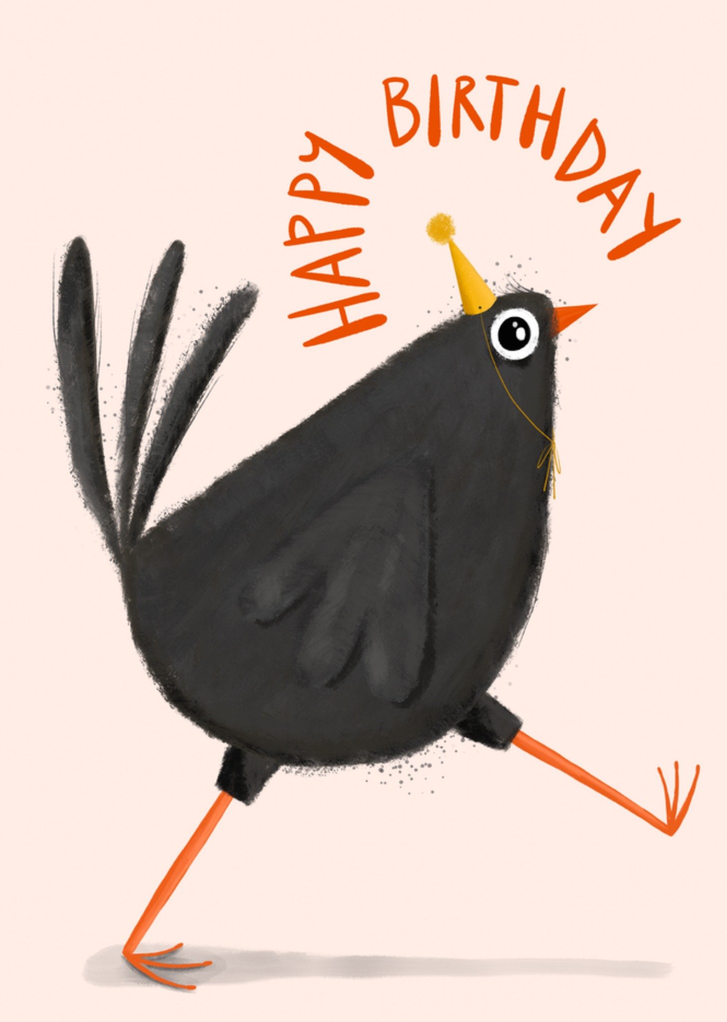 Verjaardagskaart Happy Birthday Bird Kaart Gozde
