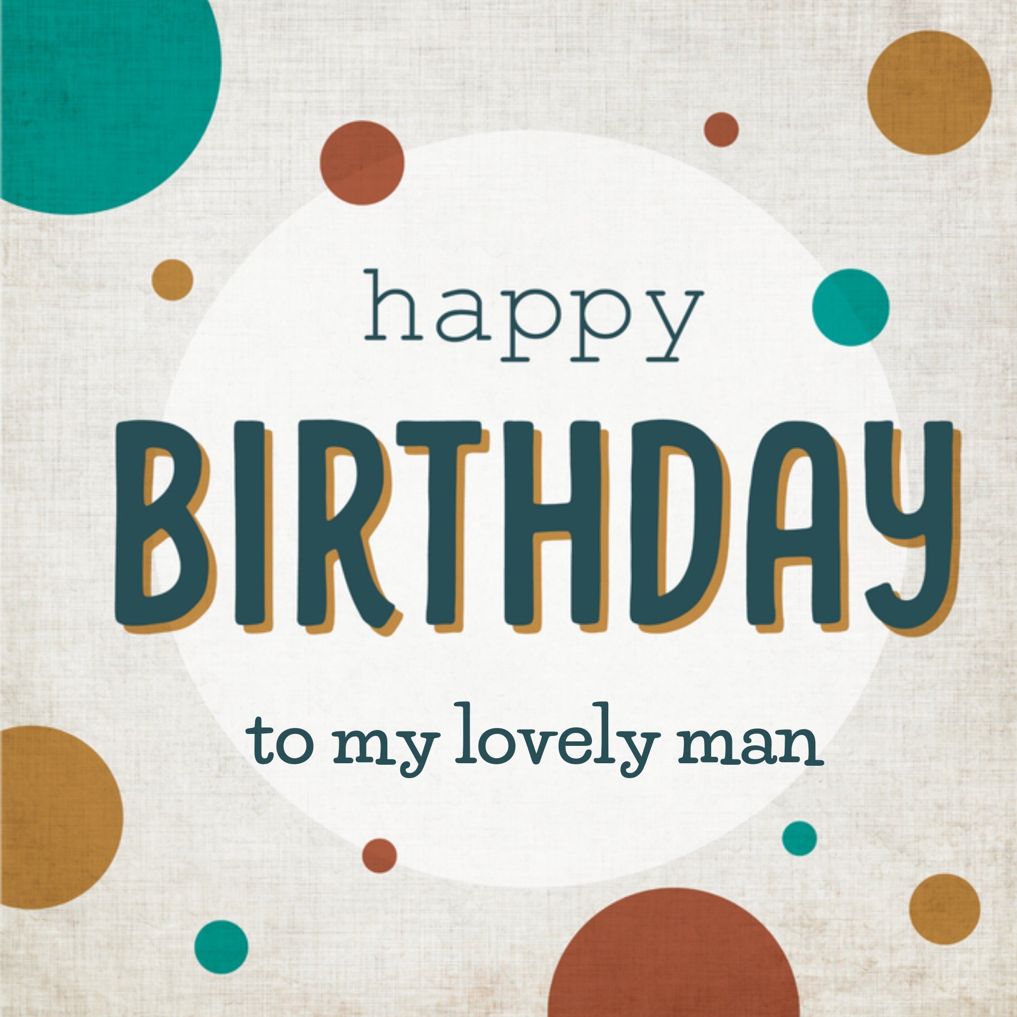 Papercute Verjaardagskaart Wederhelft Man Vierkant