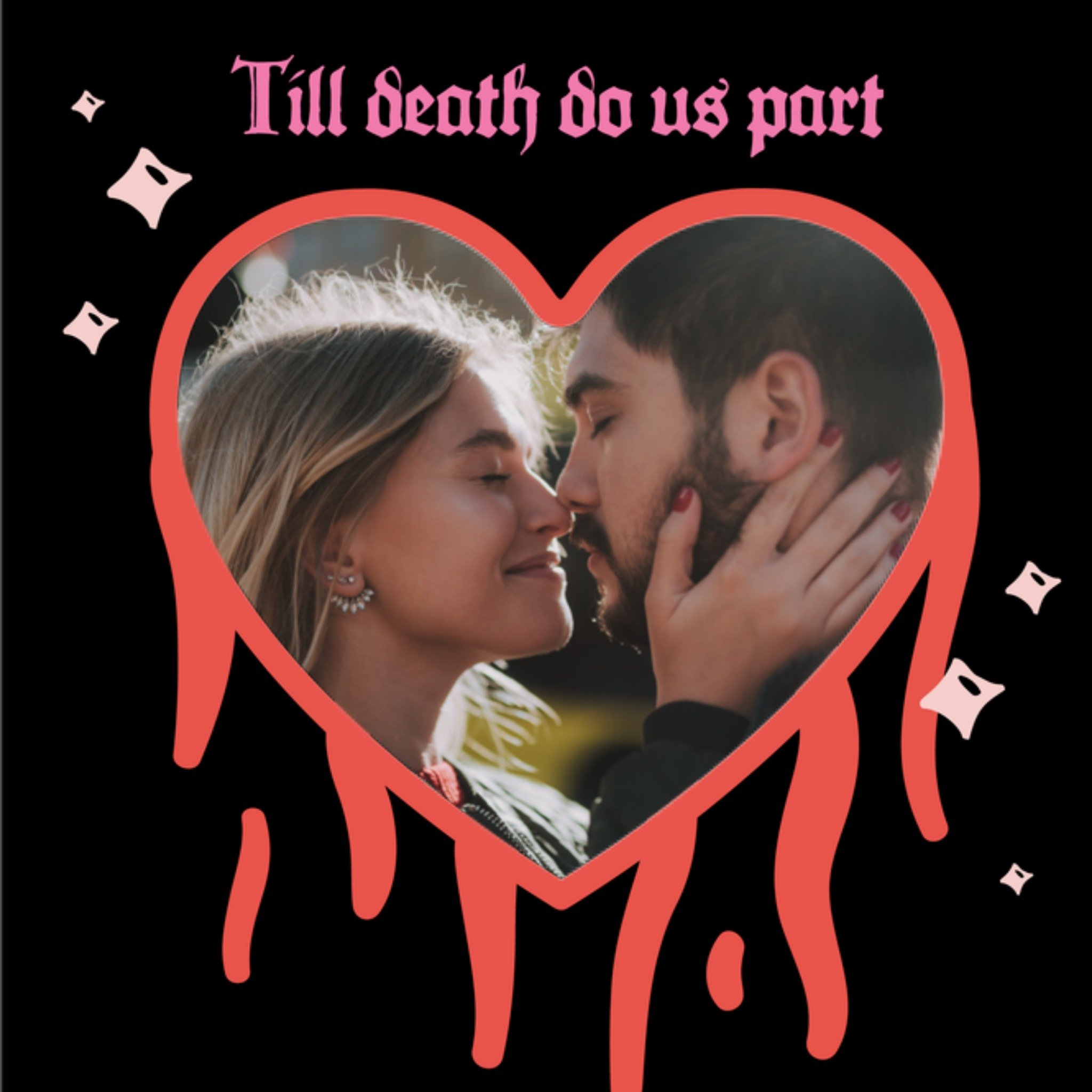 Greetz Valentijnskaart Till death do us part Vierkant