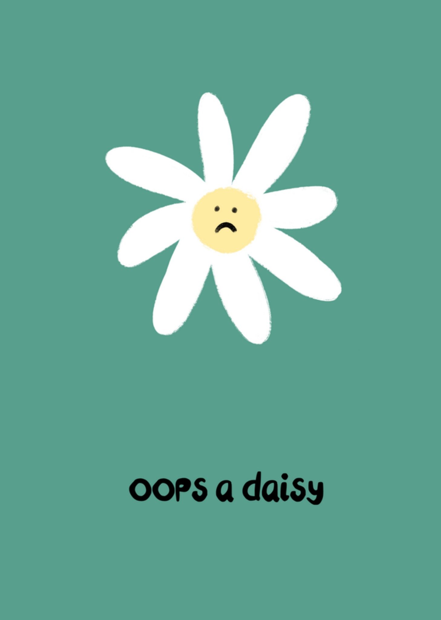 Beterschapskaart madeliefje Greetz