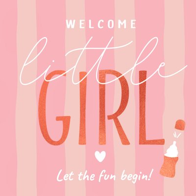 Luckz | Geboortekaart | Welcome little girl