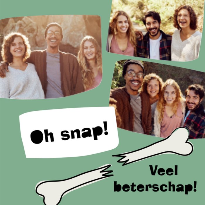 Beterschapkaart | Greetz | Iets gebroken | Foto