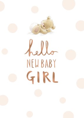 UK Greetings | Geboortekaart | new baby girl
