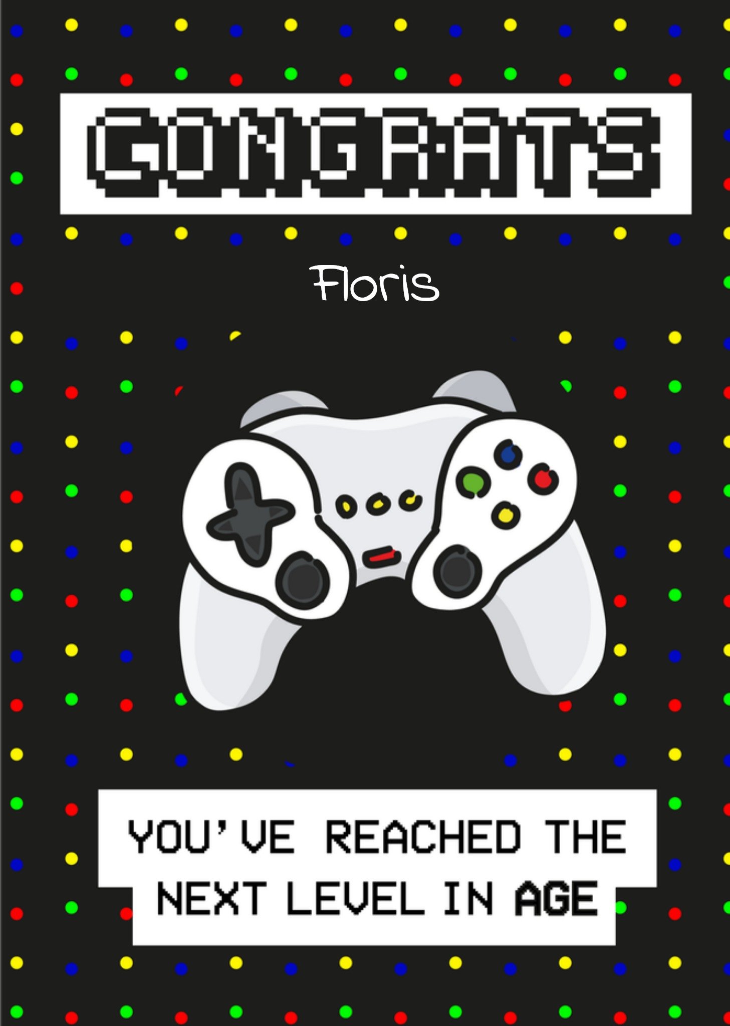 Verjaardagskaart Next level in age Kaart Liefs Jansje