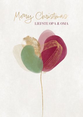 Greetz | Kerstkaart | Liefste Opa en Oma