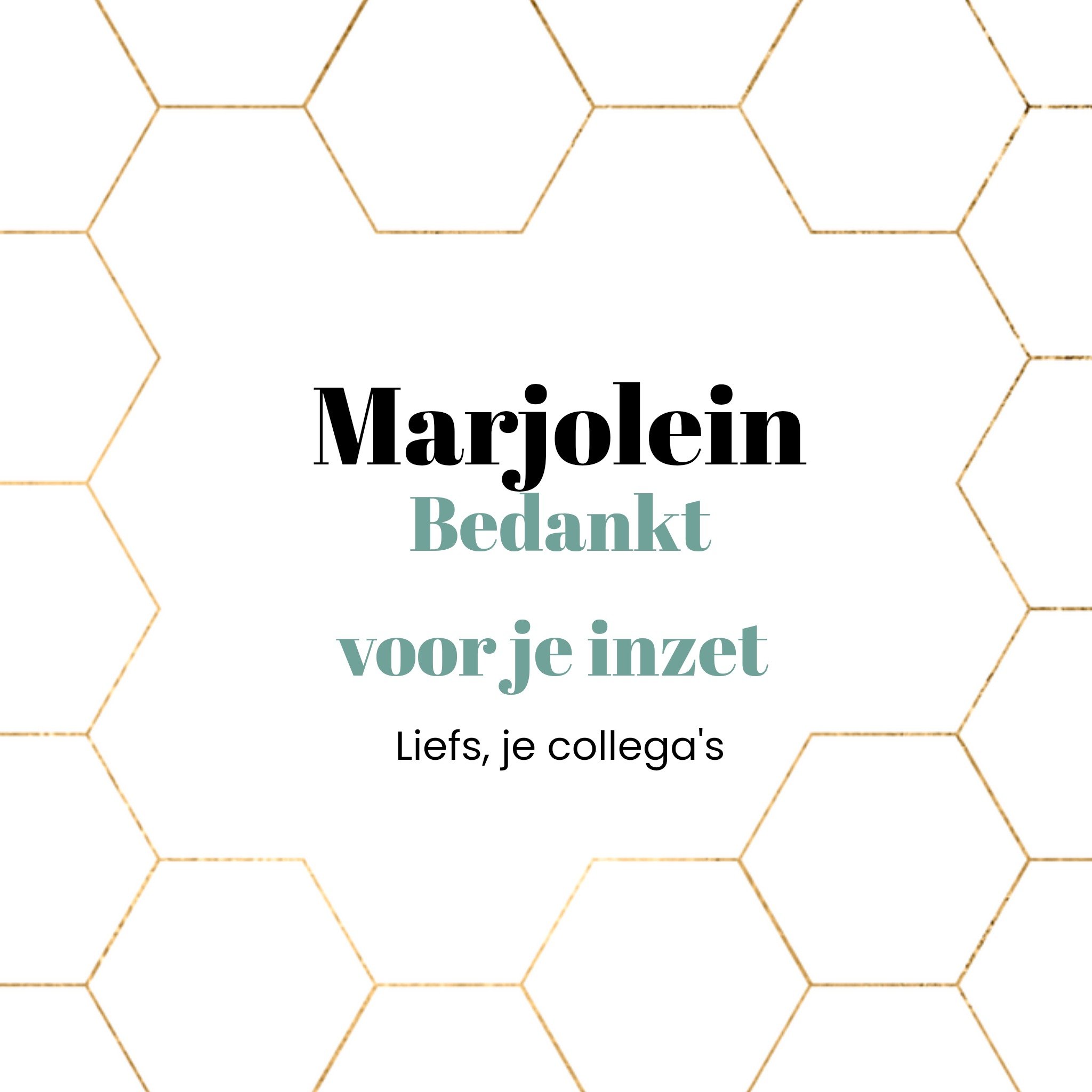 Greetz Secretaressedag met naam Vierkant