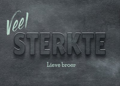 Reliëf Typografisch Sterkte Broer Kaart