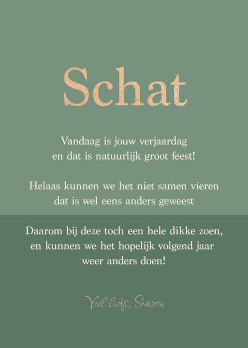 Greetz | Verjaardagskaart | Schat