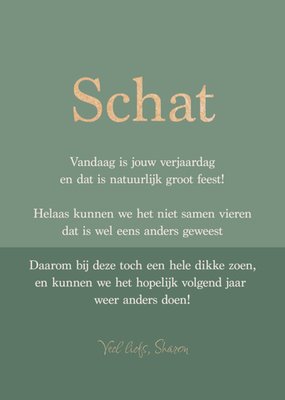 Greetz | Verjaardagskaart | Schat