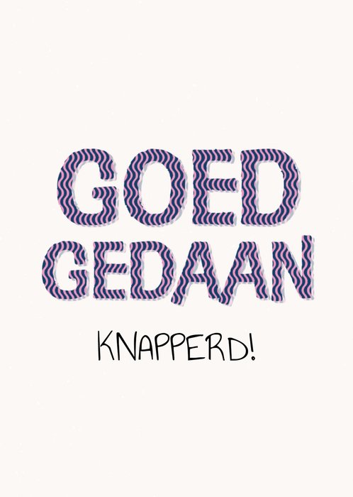 Greetz | Geslaagd kaart | goed gedaan