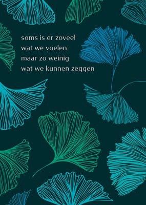  Paperclip | Condoleancekaart | Zoveel wat we voelen 