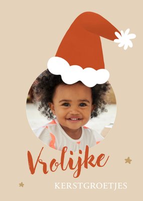 Greetz | Kerstkaart | fotokaart | kerstmuts