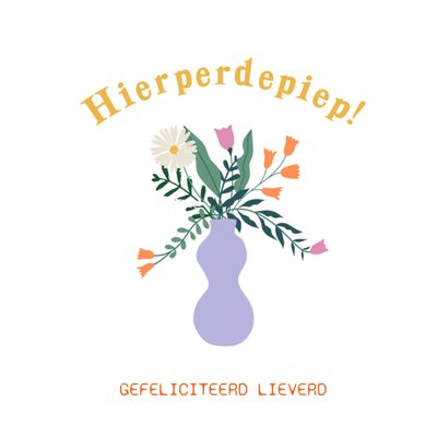 Greetz | Verjaardagskaart | bloemen