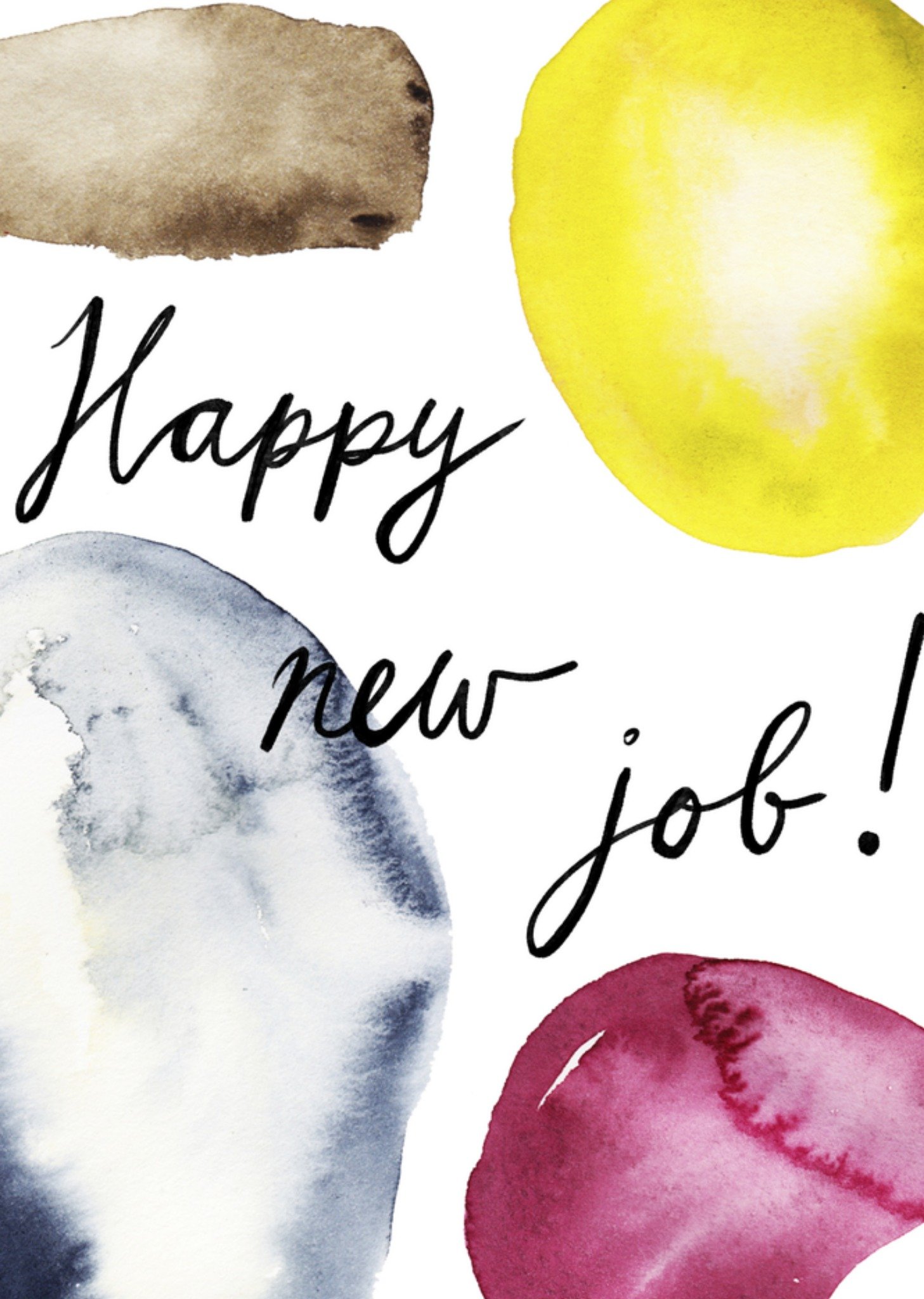 Nieuwe baan kaart kleurrijk Kaart Marie Bodié