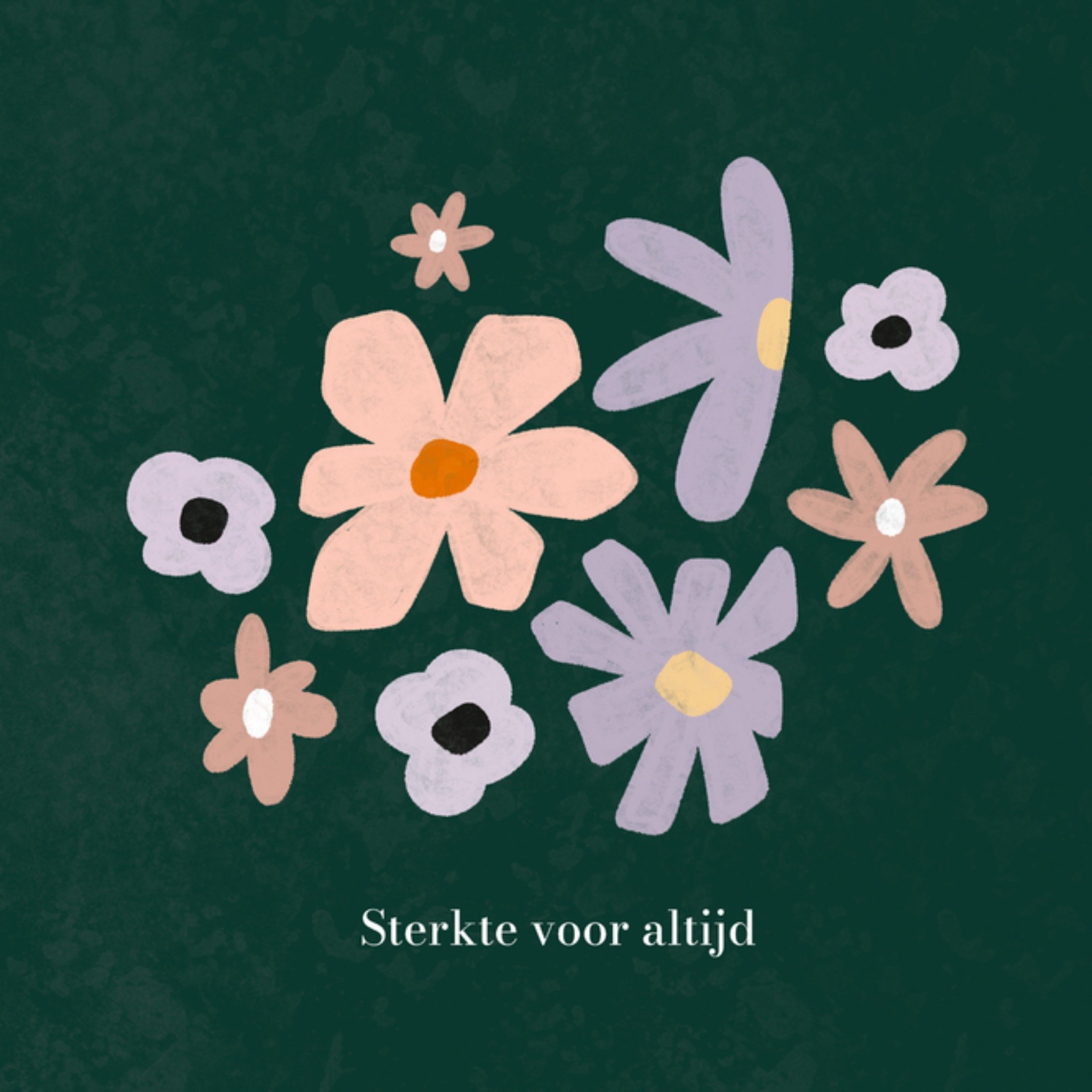 Greetz Condoleance Sterkte voor altijd Vierkant