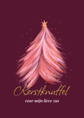 Greetz | Kerstkaart | voor mijn lieve zus