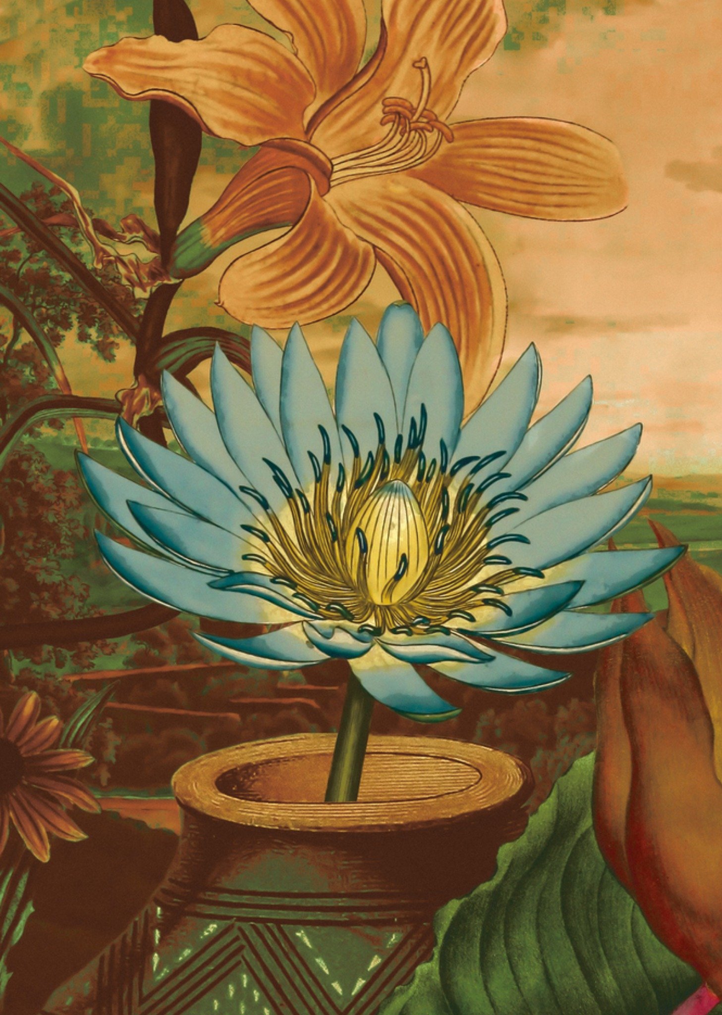 Beterschapskaart Bloemen Kaart NIN-NIT