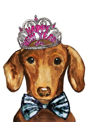 Marie Bodie | Nieuwjaarskaart | Happy new year