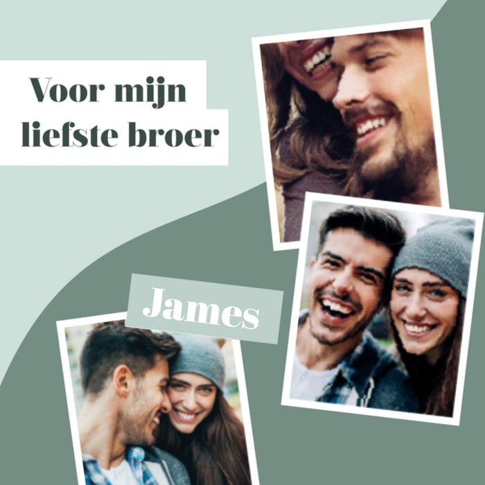 Greetz | Broer en zus dag | fotokaart met naam