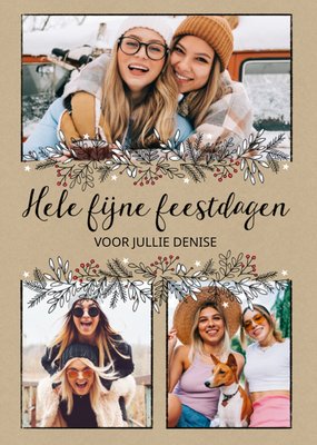 Greetz | Kerstkaart | Hele fijne feestdagen