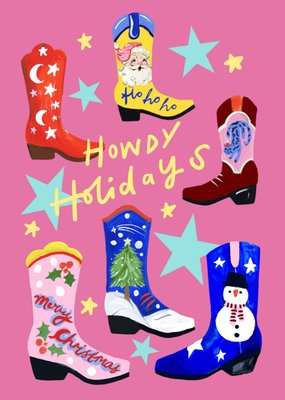 Eleanor Bowmer | Kerstkaart | Howdy Holidays