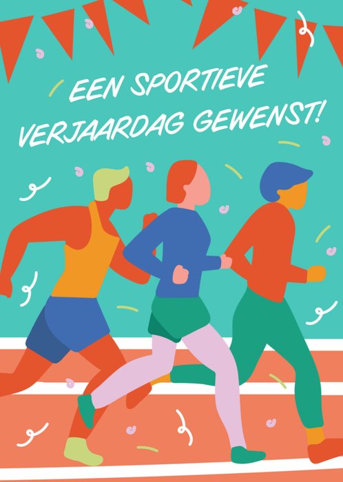 Greetz | Verjaaadagskaart | The Studio Collection - Sports | Een sportieve verjaaadag gewenst!