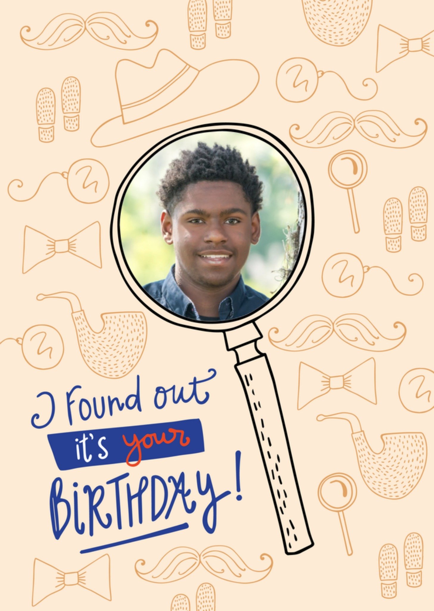 Verjaardagskaart Detective Kaart Funny Side Up