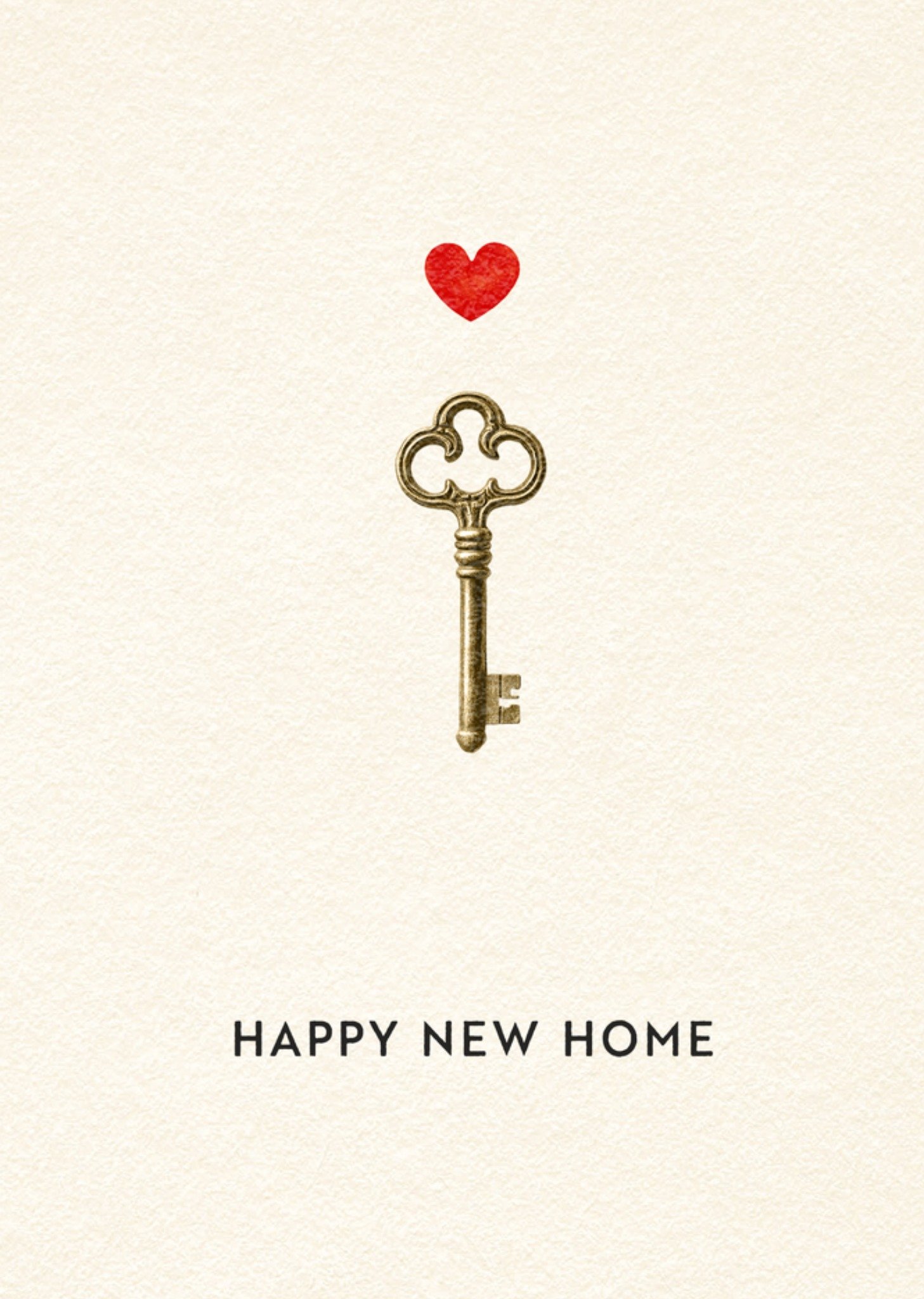 With Love Nieuwe woning kaart Happy New Home Key Kaart Bright Spot