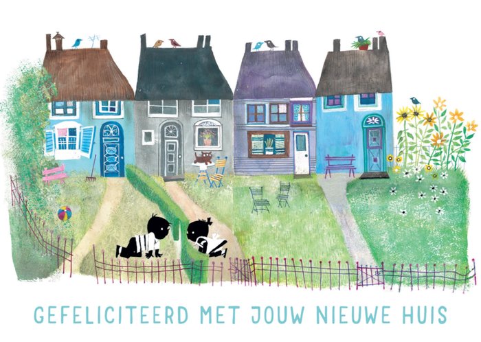 Fiep Westendorp | Nieuwe woning kaart | Jip en Janneke 