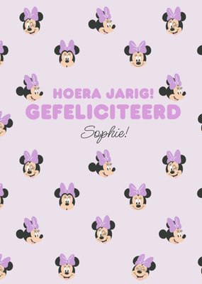 Disney | Verjaardagskaart | Minnie Mouse | Met naam