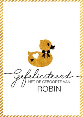 Paperclip | Geboortekaart | Gefeliciteerd