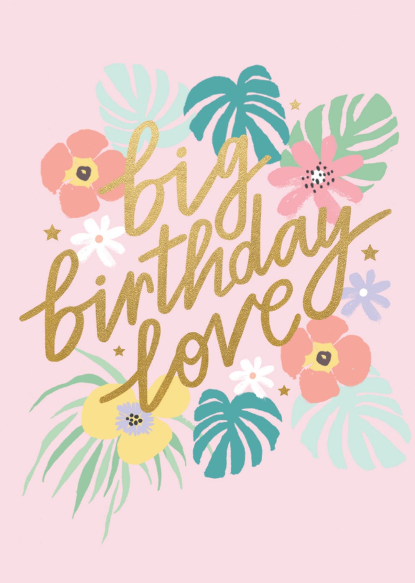 Verjaardagskaart floral Kaart Sadler Jones