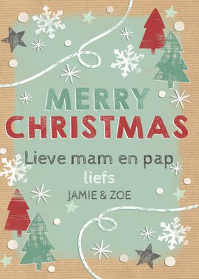 Greetz | Kerstkaart | met aanpasbare naam