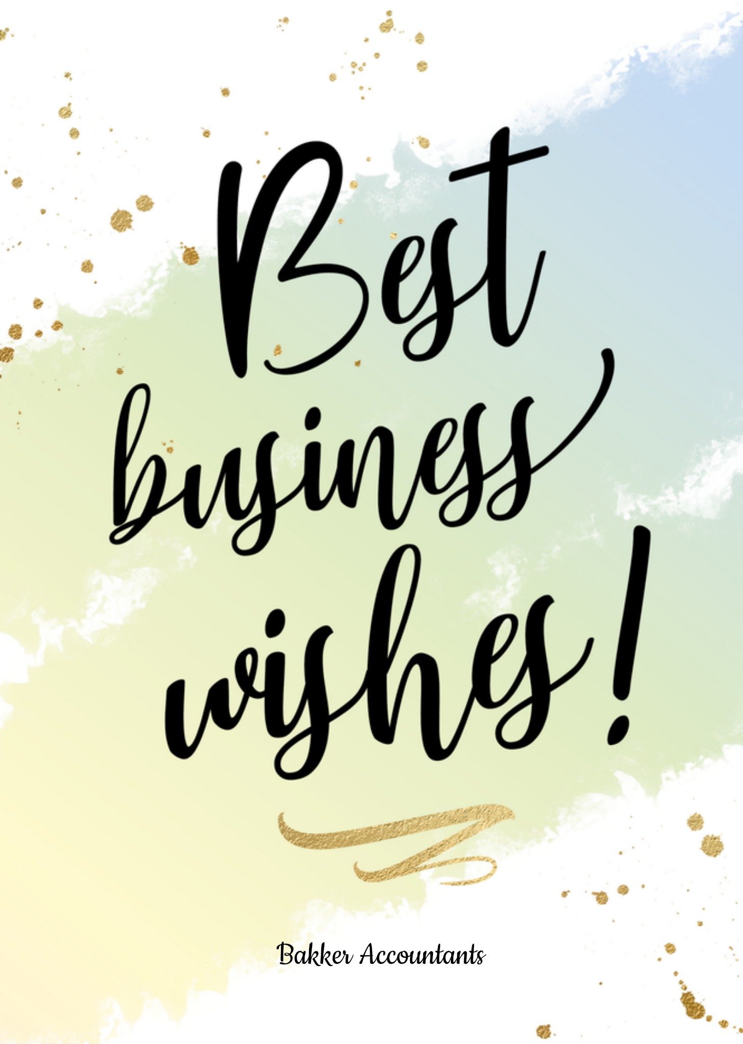 Succeskaart met naam zakelijk Kaart Luckz