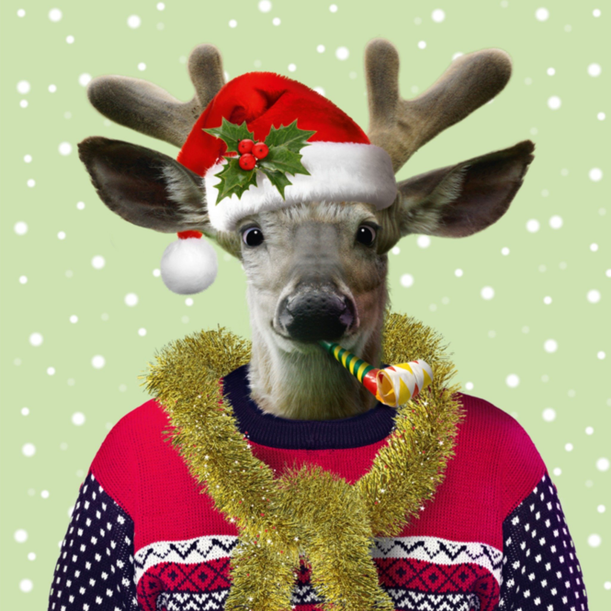 Kerst Hert Paperclip