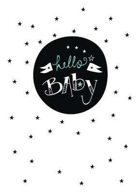 Funny Side Up | Geboortekaart | Hello baby