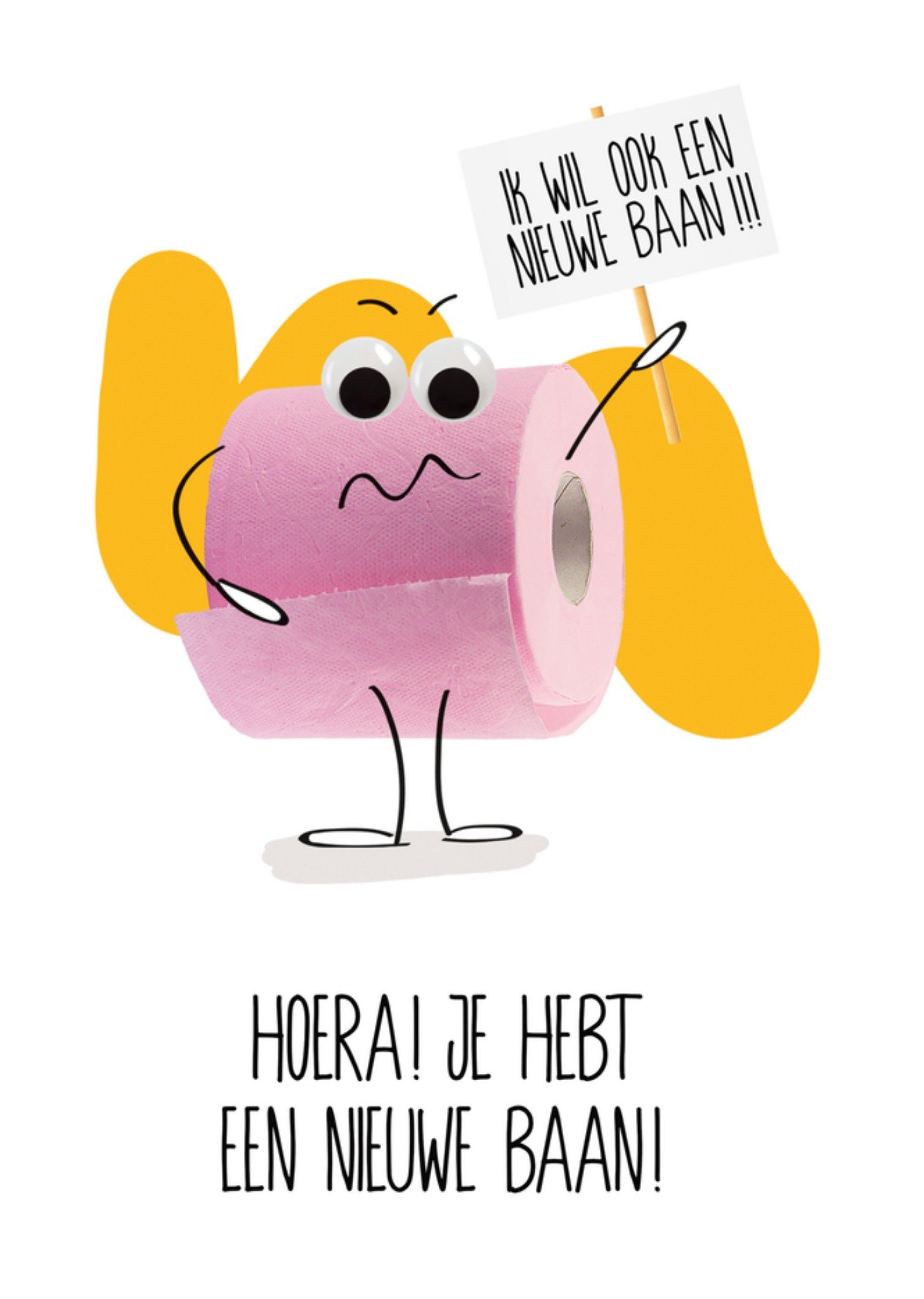 Nieuwe baan toiletrol Paperclip