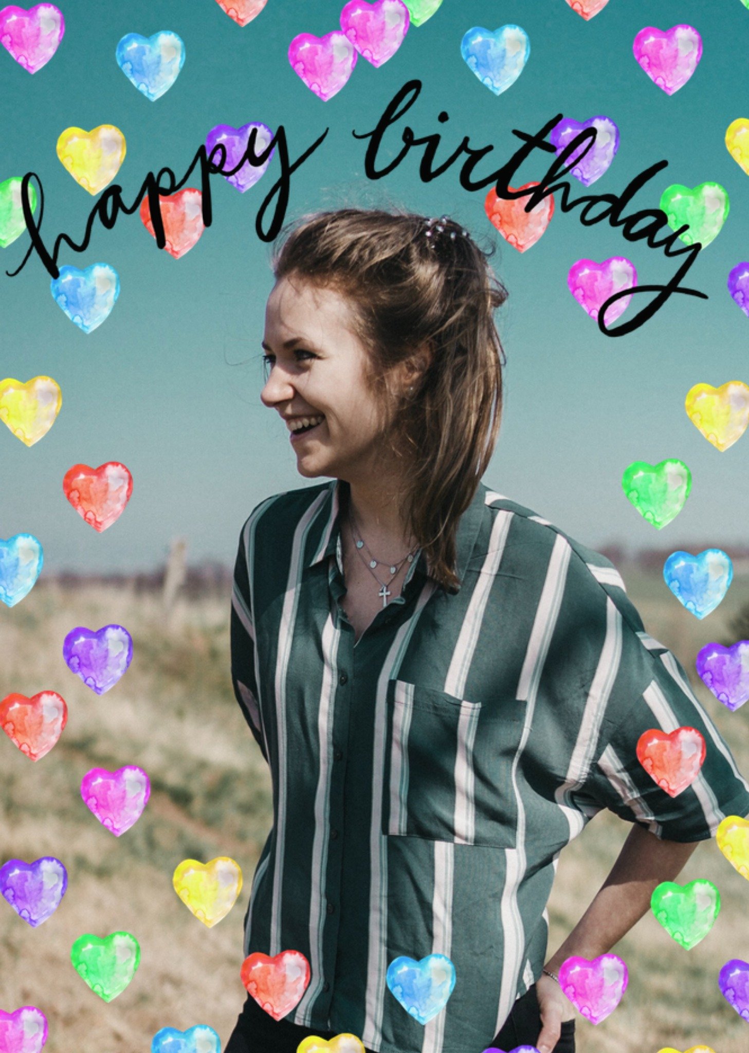 Marie Bodie Verjaardagskaart Hartjes Met foto Kaart Marie Bodié