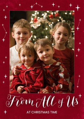 Letters by Julia | Kerstkaart | fotokaart | Rood