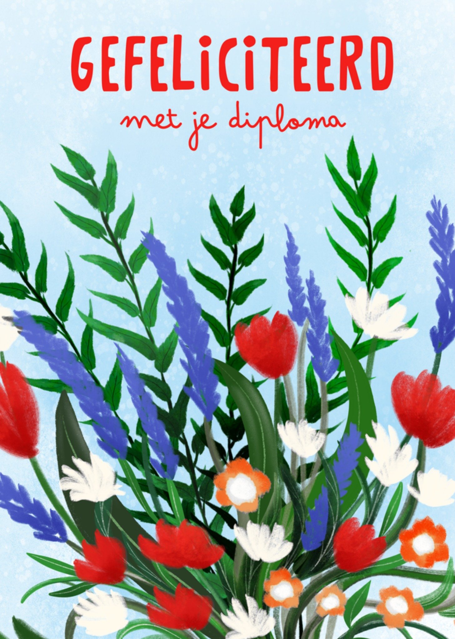 Fishuals Geslaagdkaart Gefeliciteerd met je diploma Greetz