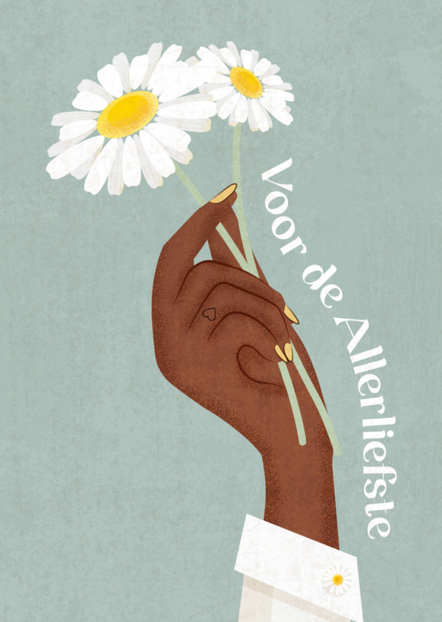 Liefde kaart Bloem Kaart Melolelo