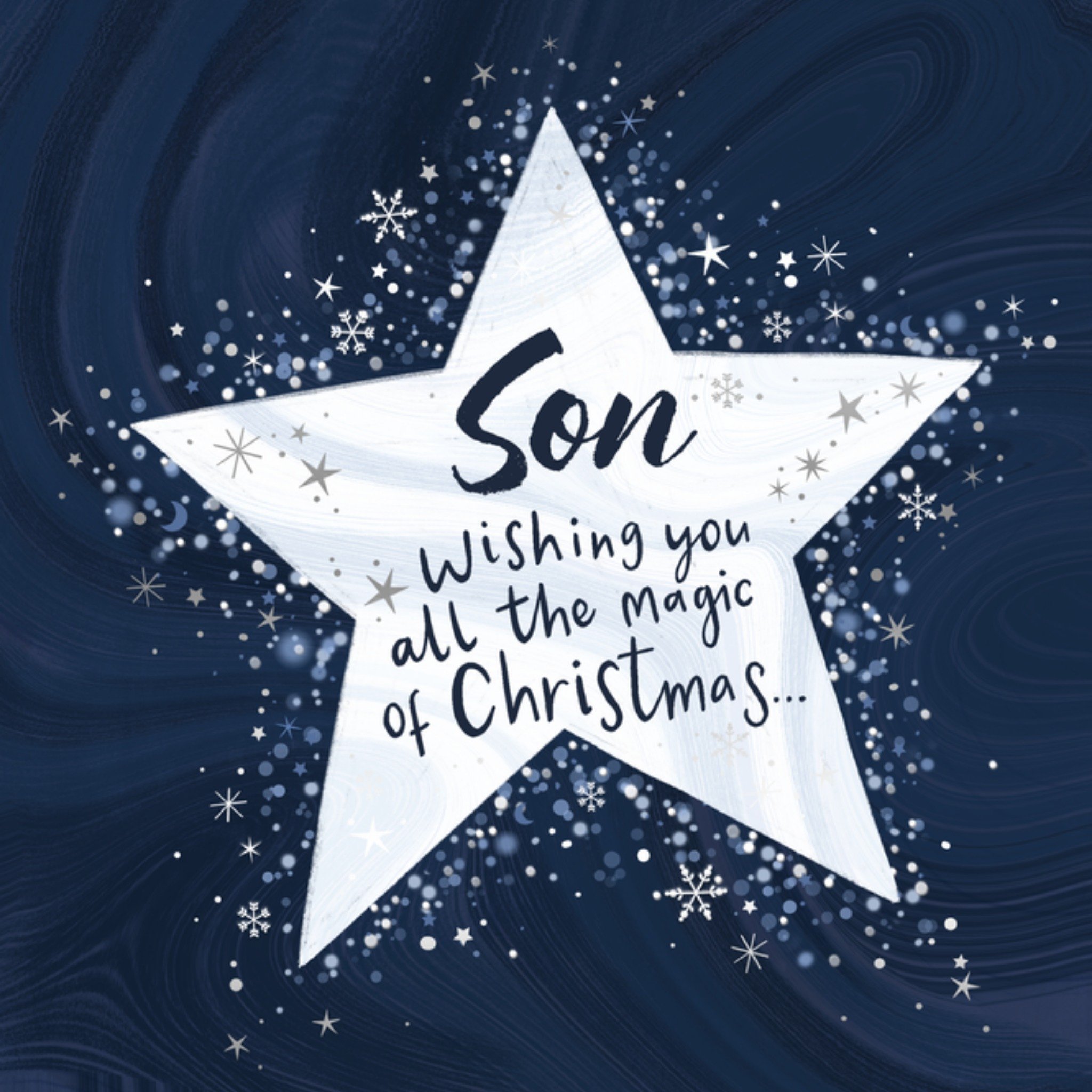 Greetz Kerstkaart Magic of Christmas Vierkant