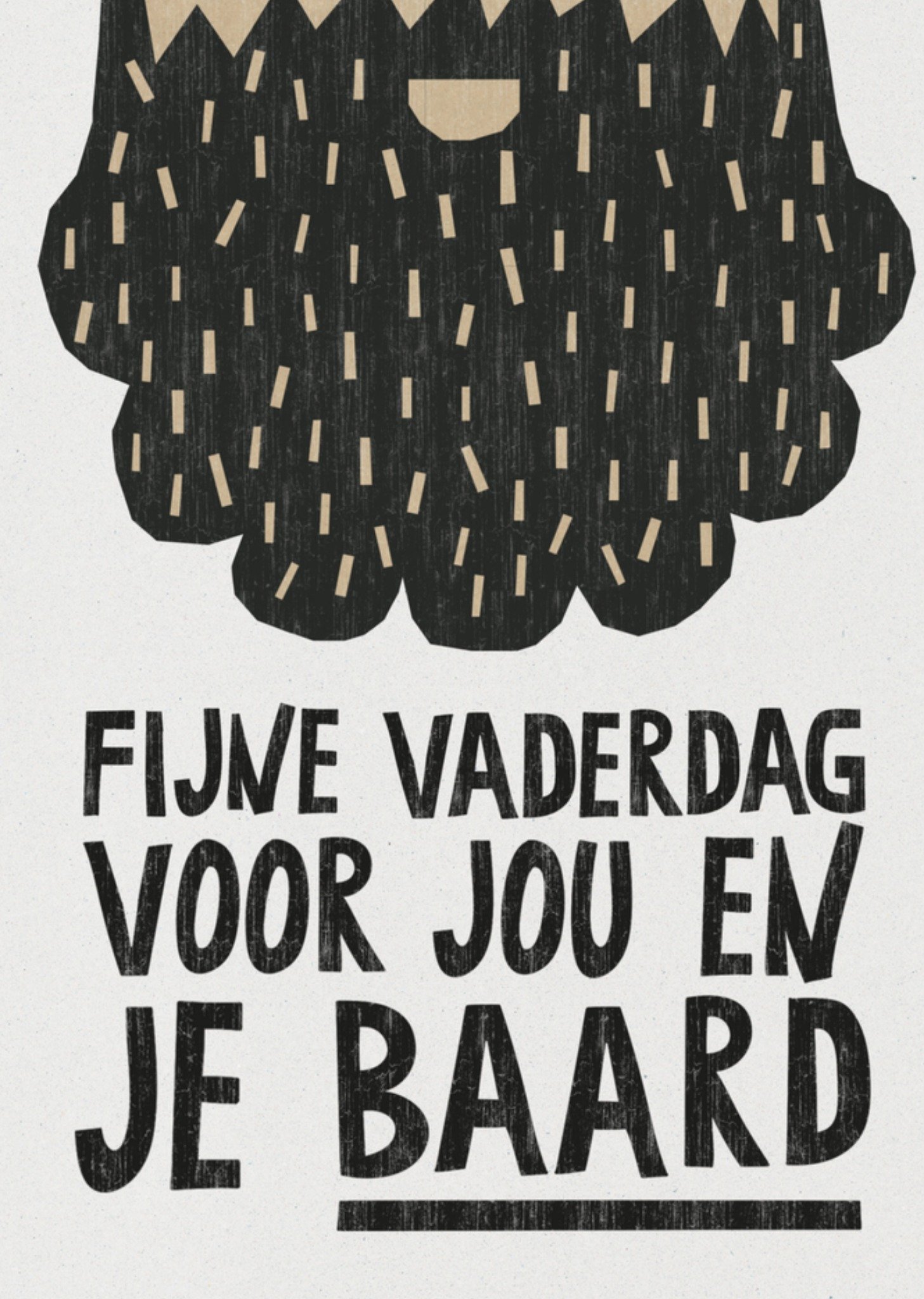 Vaderdagkaart baard Kaart Greetz