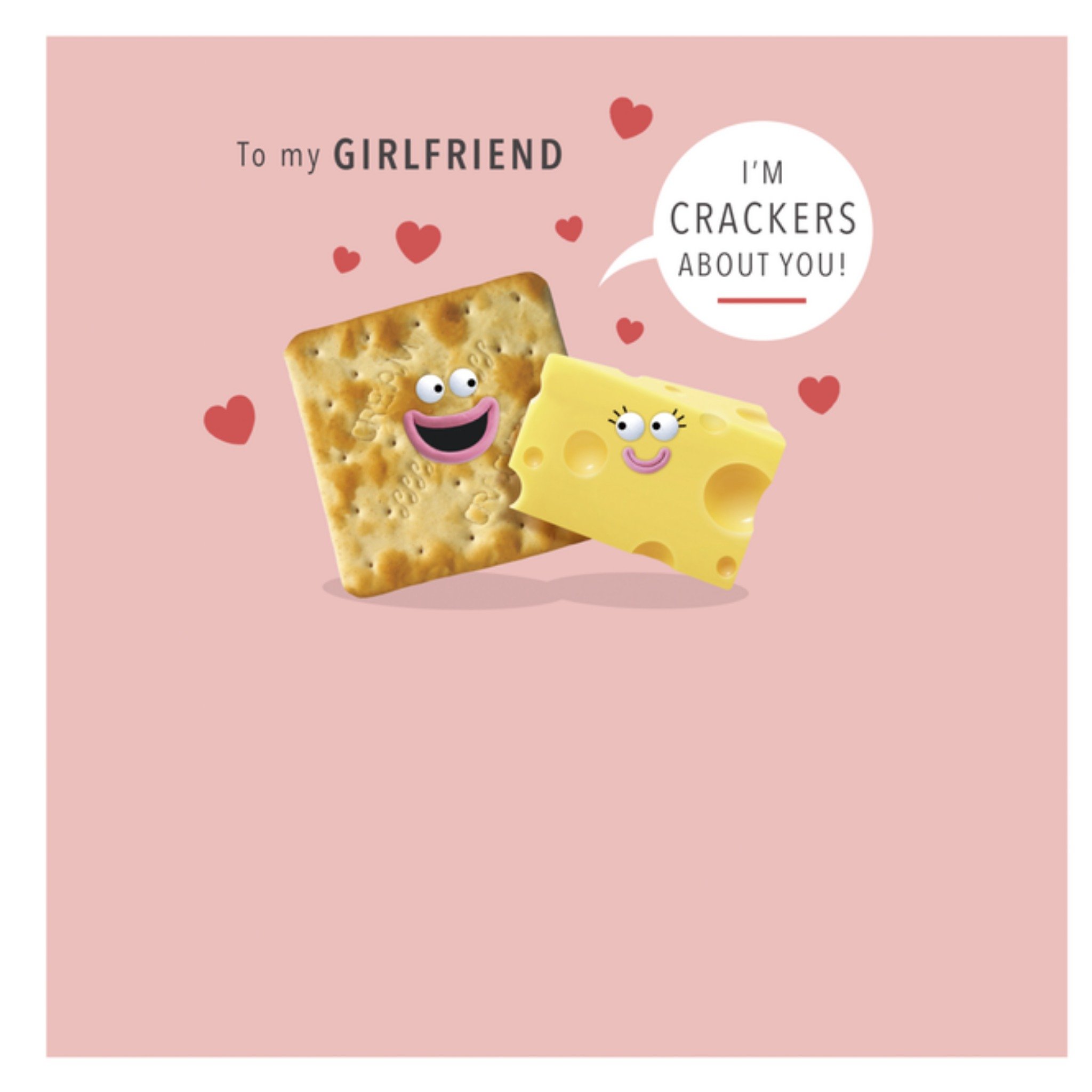 Valentijnskaart illustratie Vierkante Kaart UK Greetings