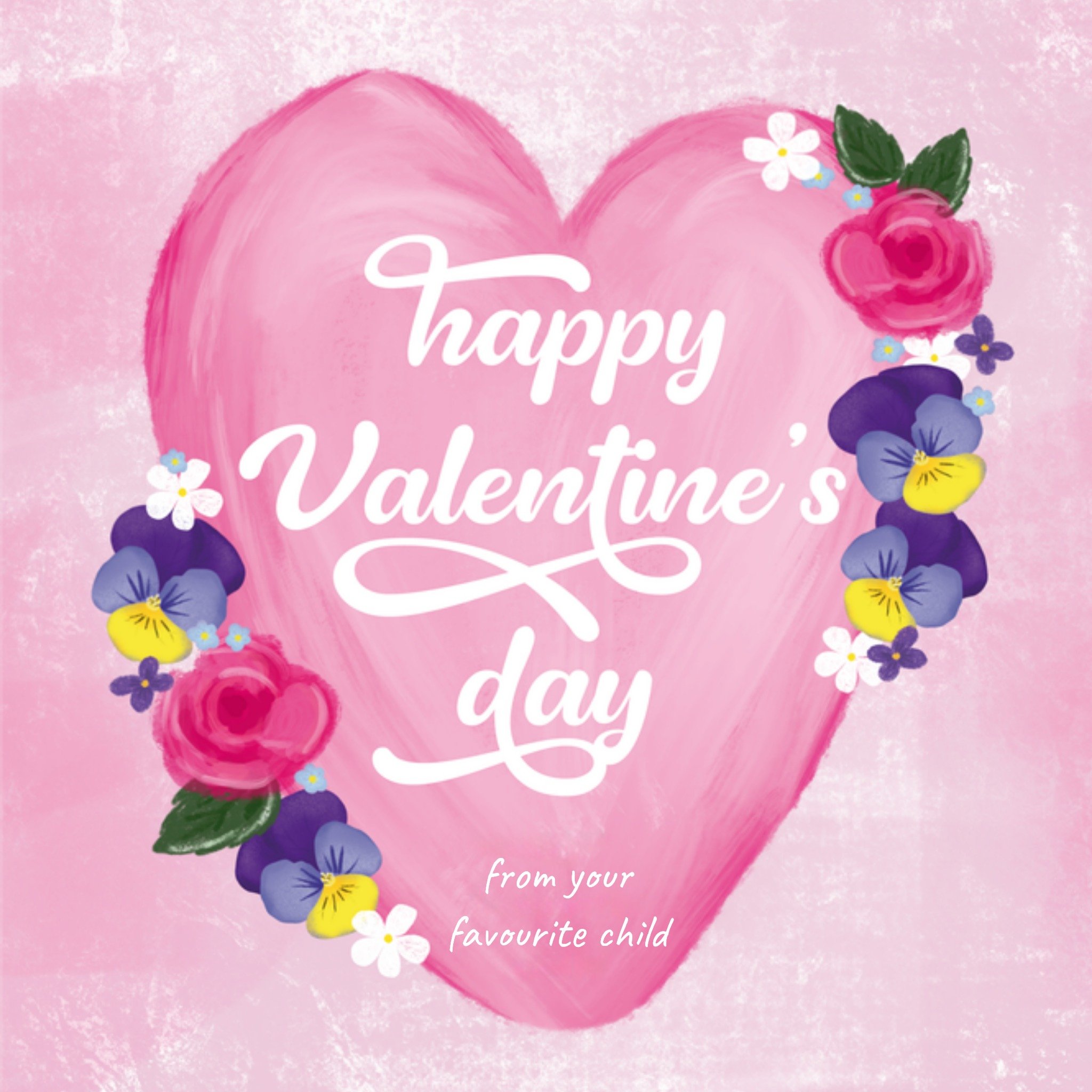 Valentijnskaart From your favourite child Tsjip