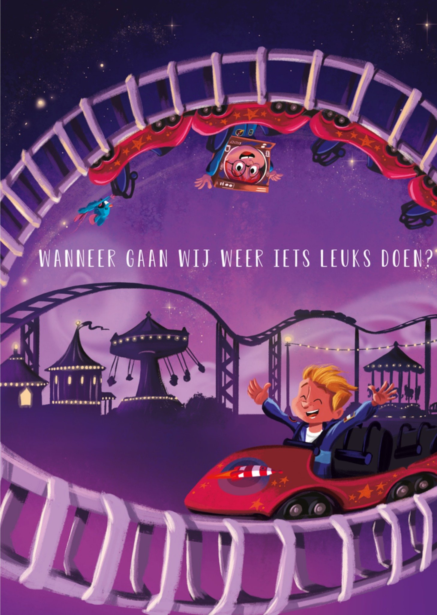 De Kleine Astronauten Denken aan kaart Achtbaan Kaart André Kuipers en de Kleine Astronauten