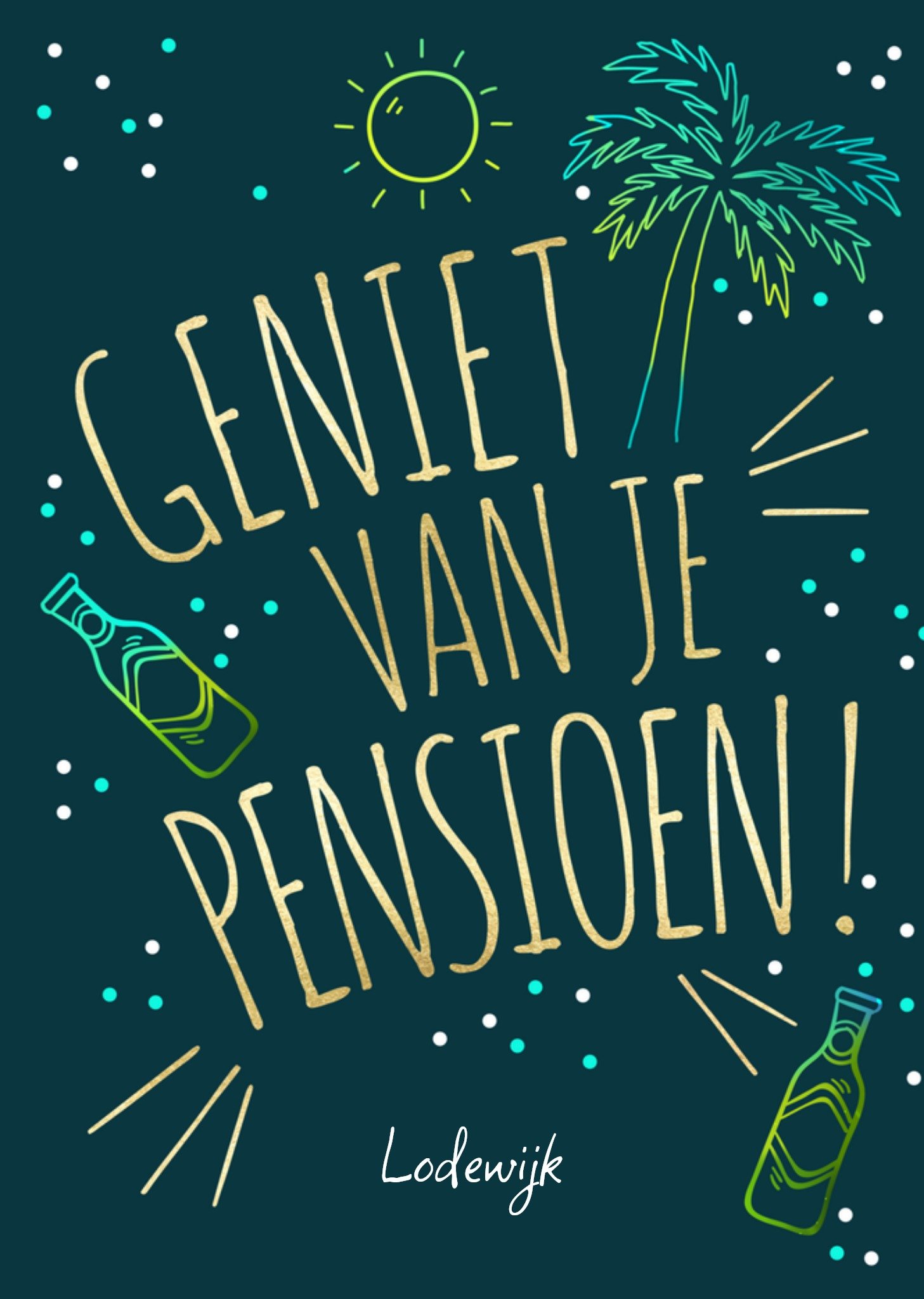 Luckz Pensioenkaart Vrolijk Standard Card