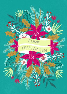 Dalia Clark Design | Kerstkaart | Fijne feestdagen